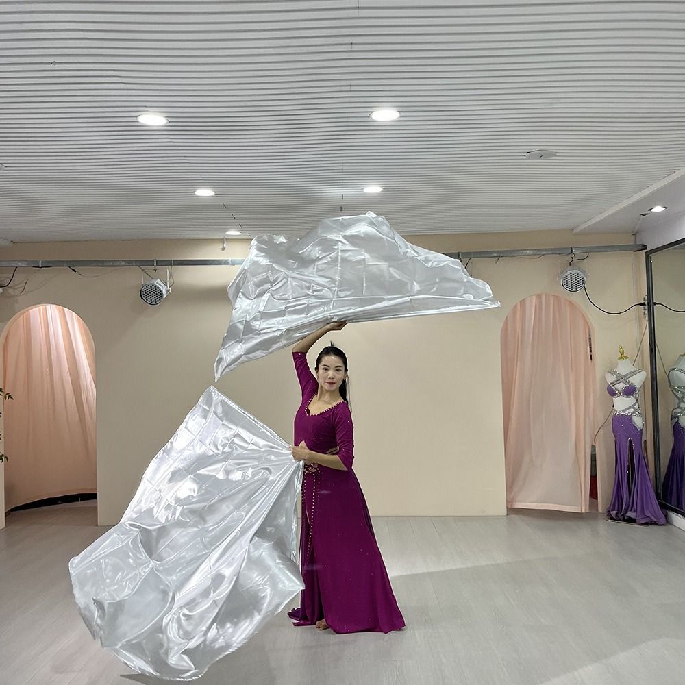 Разноцветные полукруглые флаги Масштабируемые стержни Танцевальный реквизит Новые аксессуары для танца живота Реквизит