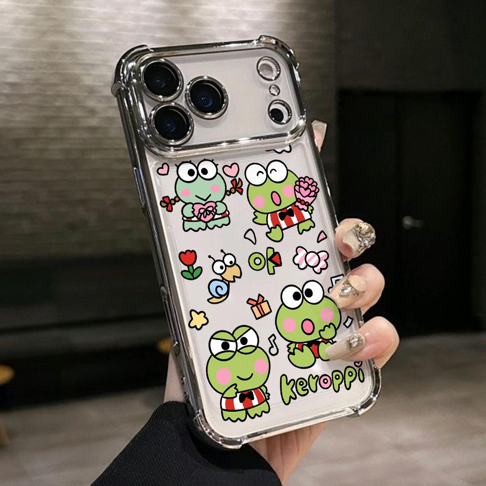 Cute Keroes Keroppies Phone Case for Xiaomi Redmi Note 15 14 13 12 14C 13C 12C 10C Pro Plus 4G 5G Anti-drop Transparent Cover