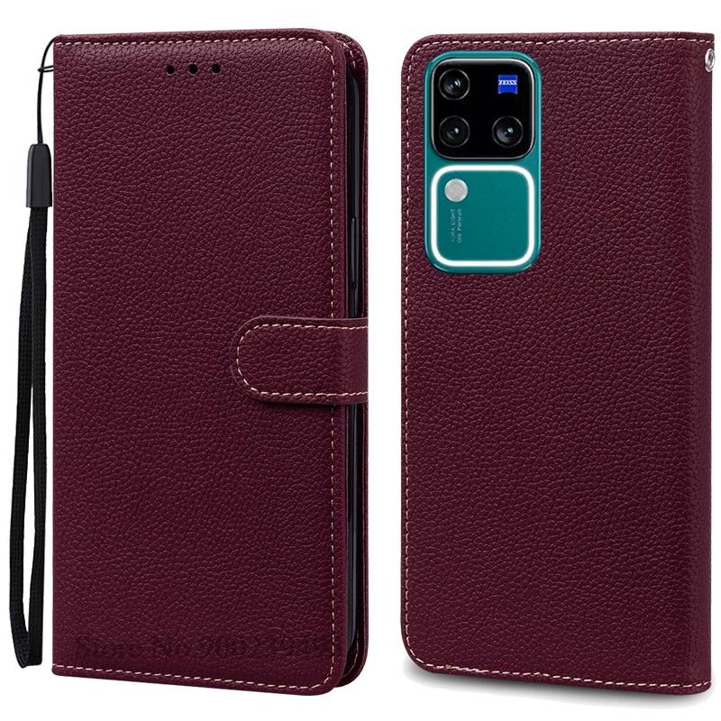 Для Vivo V30 чехол кожаный кошелек раскладной телефон чехол для V30 Pro чехол для Vivo V30 Pro 5G чехол Coque Fundas VivoV30 V 30 телефон чехол