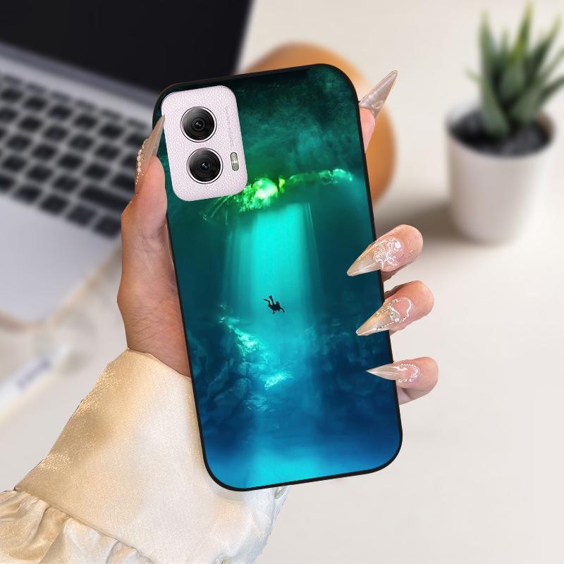 Для Moto G Power (2024) Чехол XT2415V Ударопрочный Мягкий Силиконовый ТПУ Чехол для Телефона Для Motorola Moto GPower 5G 2024 Чехол Бампер