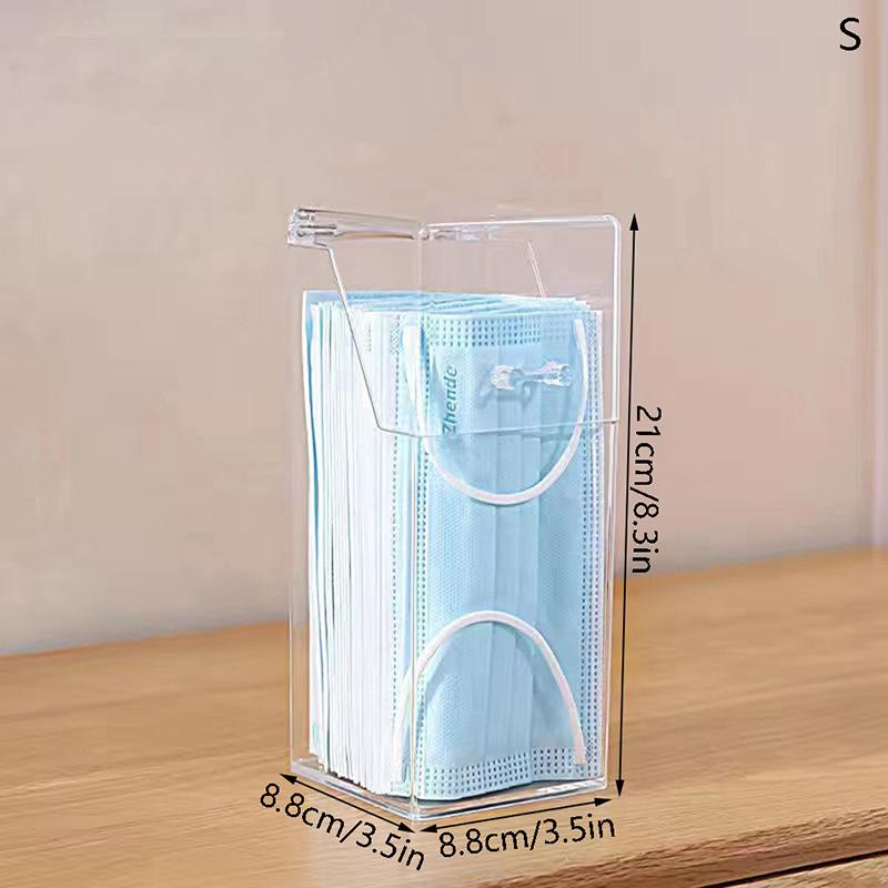 Mask Storage Box Wet Tissue Box Baby Wipe Dispenser Holder Dust-Proof Tissue Box