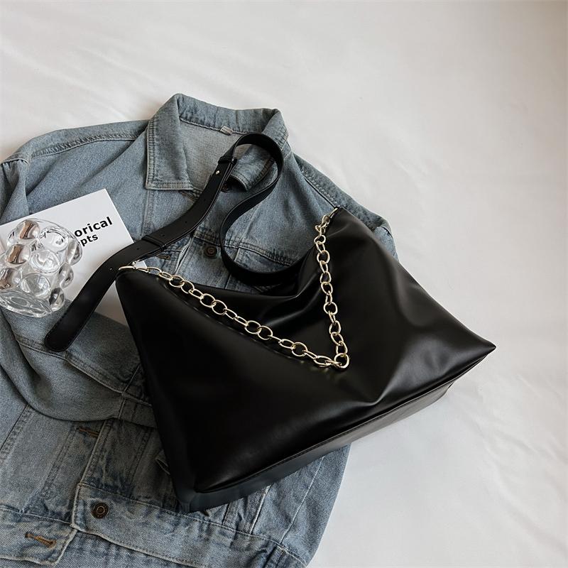 High Quality Women Chain Shoulder Bag Texture Soft PU Crossbody Bags Fashion Female Large Capacity Handbags Trends