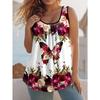 Summer Creative Animal Series Color Printed Women's Sleeveless Vest Casual Loose Comfortable Vest