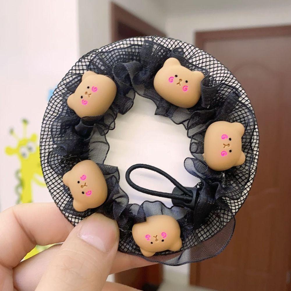 Модный головной убор балетная сетка для волос регулируемый пучок для волос для девочек эластичная сетка для волос для детей