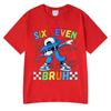 Six Seven Bruh Pi Day Dabbing Funny Cartoon Meme T Shirts Unisex Women Clothing Fashion Harajuku Cotton Casual Short Sleeve T-shirt