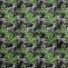Cotton Poplin Green Fabric Tropical Abstract Leaf With Animal Dress Material Fabric Print Fabric By The Yard 42 Inch