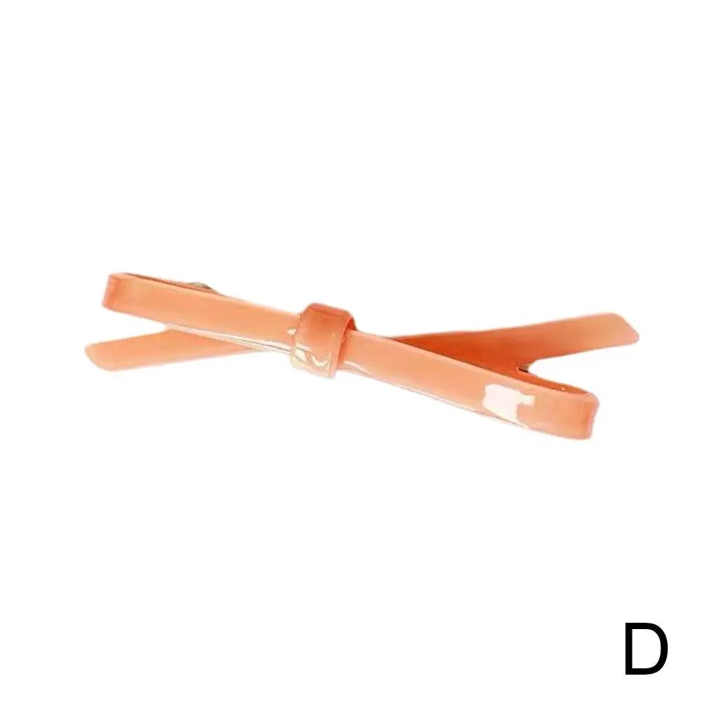 5-цветные женские заколки-банты для волос однотонные акриловые заколки-крабы милые заколки-банты для волос простые милые заколки-шпильки аксессуары булавки S X8m4