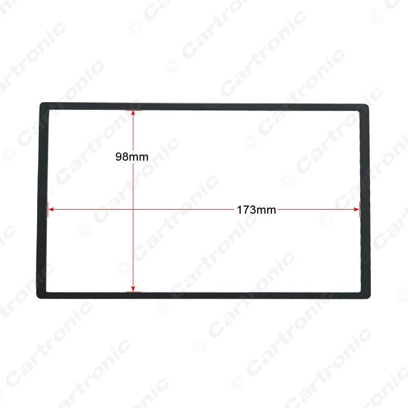 Рамка-переходник премиум-класса 2DIN для аудио-видеосистемы Ford Ranger: Двухдиновый кронштейн для DVD-панели автомобильной аудиосистемы