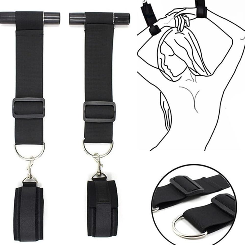Shackles On The Door  Bondage Restraint Sex Swing Hanging On Door Fetish Slave Adult Erotic Accessories Adult Sex Games