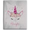 Unicorn Fleece Throw 130 X 160