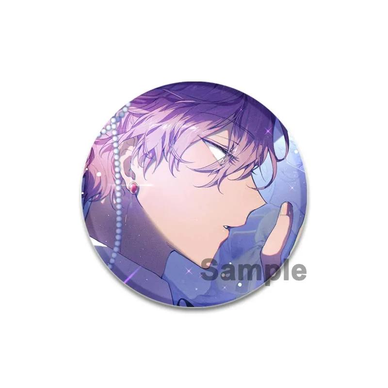 32/44/58mm Ensemble Stars Idol Brooch Round Cartoon Cosplay Badge Adonis Otogari Icons Lapel Pins for Backpack Gift Accessory