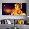 Luxury Gold Makeup Women Canvas Painting Wall Art Posters Prints Wall Pictures for Living Room Scandinavian Art Cuadros Decor