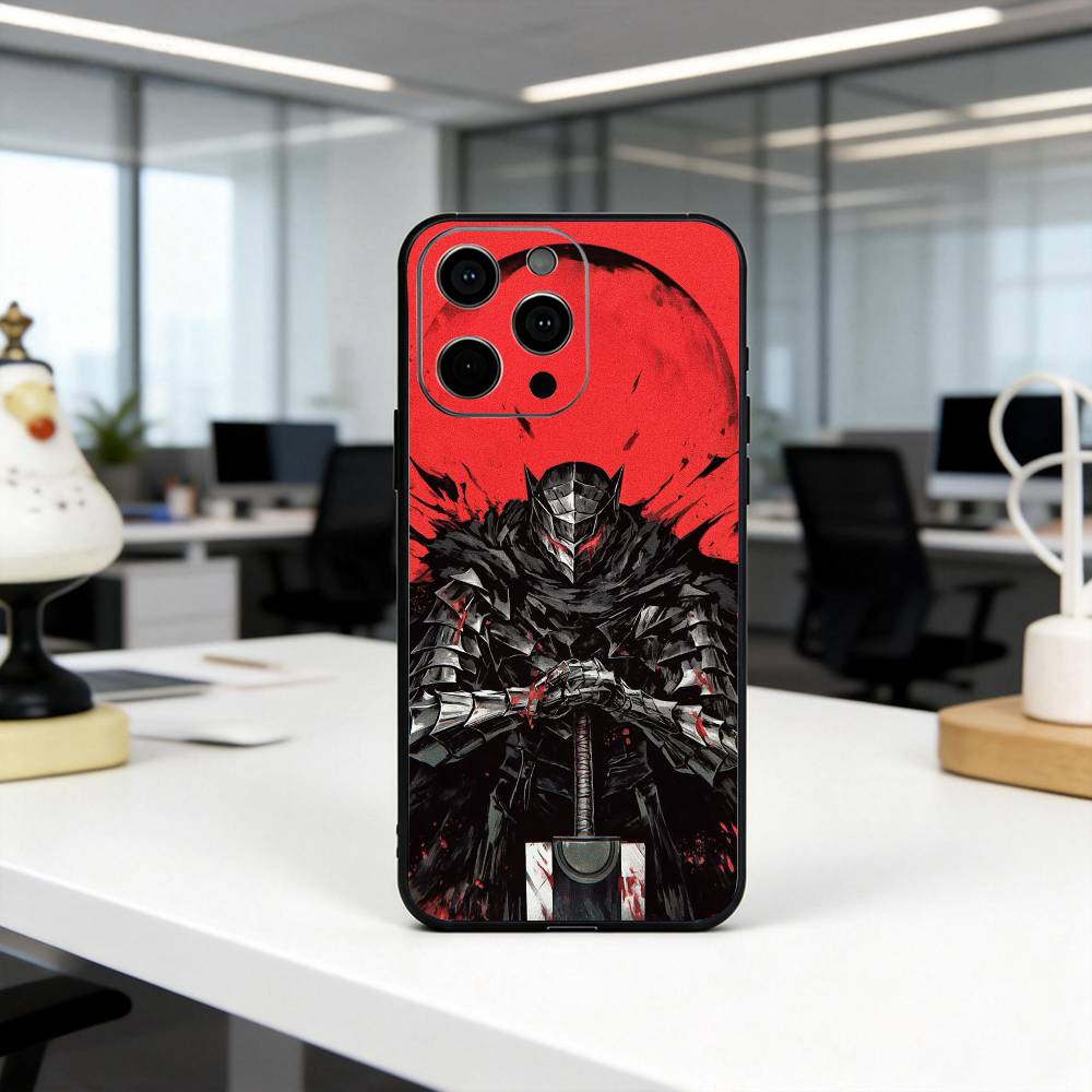 Классический B-Berserk BG G-Guts Чехол для телефона Силиконовый Мягкий Для IPhone 17 16 15 14 13 12 11 X XR Plus Pro Max Plus