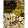 YiYaYun Outdoor Folding Camping Table and Chair Set
