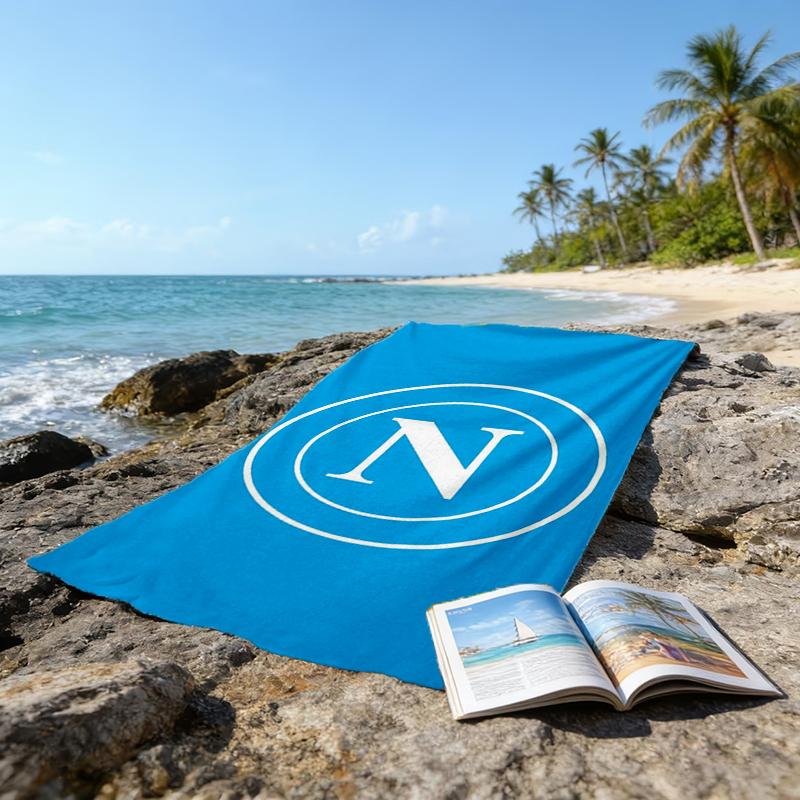 Ultra-Soft Beach Towel with Napoli Theme,Ideal for Pool - Camping, Diving - Perfect Travel Essential, Vibrant Beach Towel.