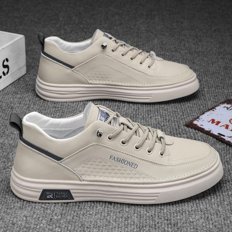 Four Seasons Casual Sneakers Student Leather Men's Shoes