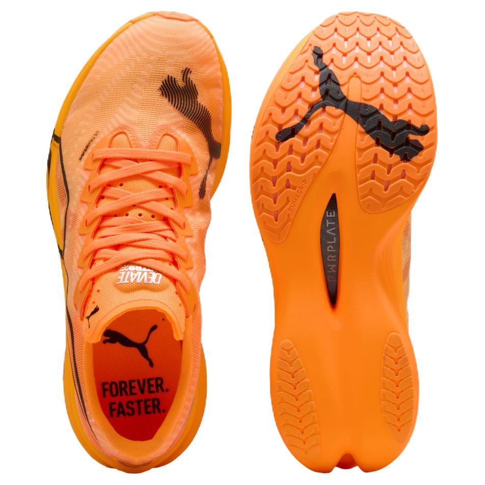 Puma Кроссовки для бега Deviate NITRO Elite 3 Дышащие Унисекс Огненно-красный Оранжевый 309809-09