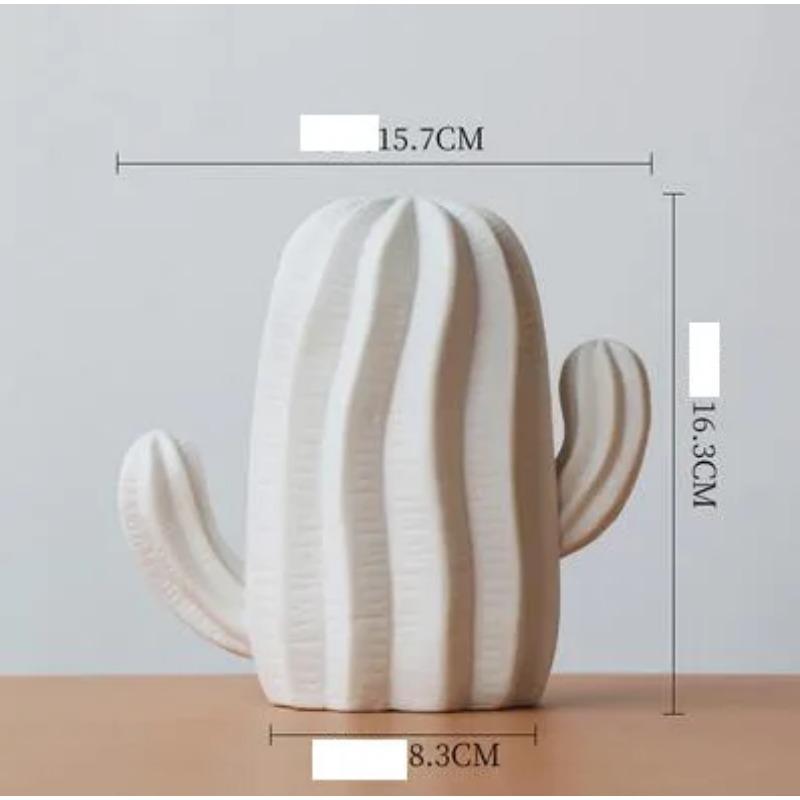 Скандинавские простые керамические растения, украшения кактусов, ремесла, искусство, дом, гостиная, аксессуары для стола, офисные настольные статуэтки, украшение