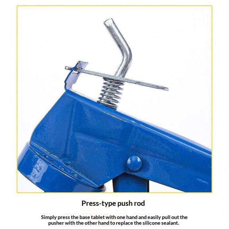 Professional Manual Caulking Heavy Duty Silicone Sealant Applicator Hand Tool for Floor Tile Grouting DIY Repairs