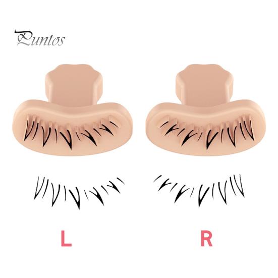 1 пара накладных ресниц, штамп для линий глаз, естественный вид, накладные нижние ресницы, пластиковый штамп для легкого нанесения, многоразовые штампы для ресниц для женщин