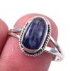 Natural Kyanite Gemstone Handmade 925 Solid Sterling Silver Ring Size 9 K6d73