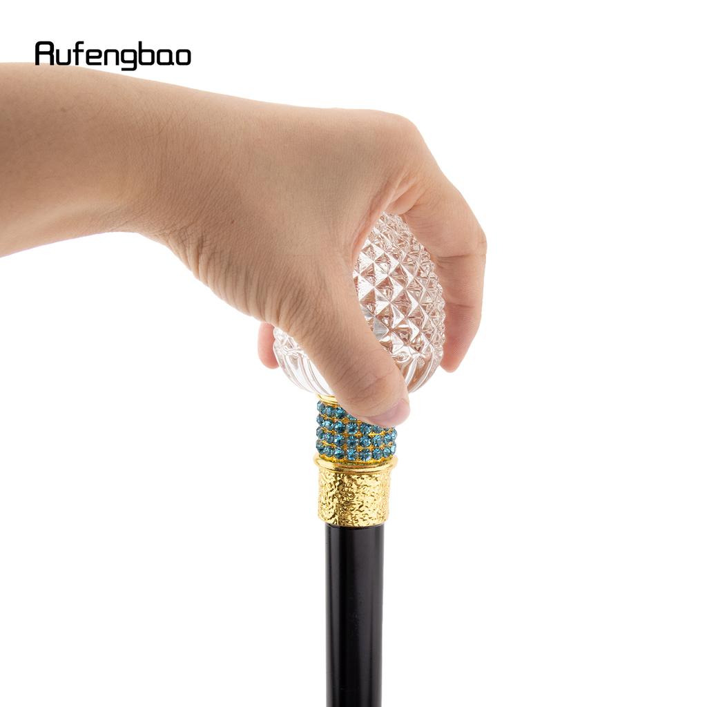 Прозрачный стеклянный шар Золотисто-зеленый сплав Волшебные палочки для девочек Палочка принцессы для ходьбы Косплей Свадьба День рождения 92 см