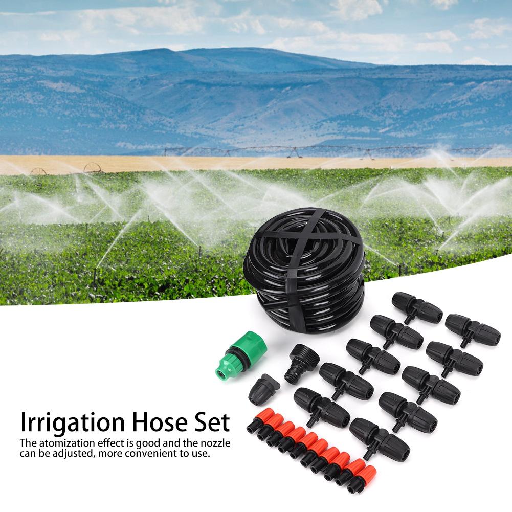 10m DIY Automatic Watering Set Garden Plant Flower Irrigation Atomizing Kit with Nozzle