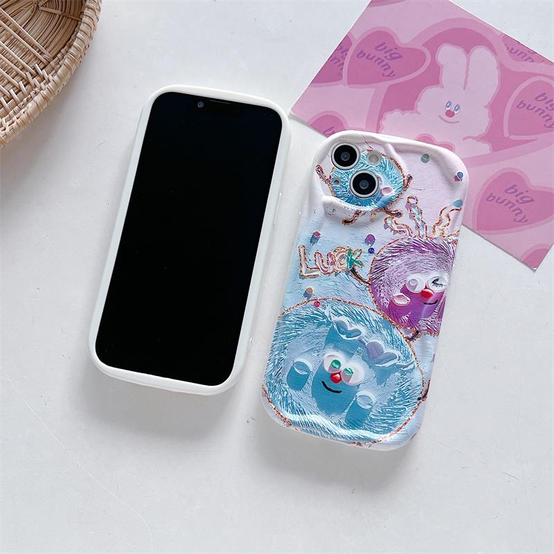 Мягкий чехол в форме волны для IPhone Vivo Y35 Y02 Realme C55 C53 11 Tecno Spark 10C Samsung S23 Ultra A53 Redmi Note 12 Note 11 Pro, чехол из ТПУ