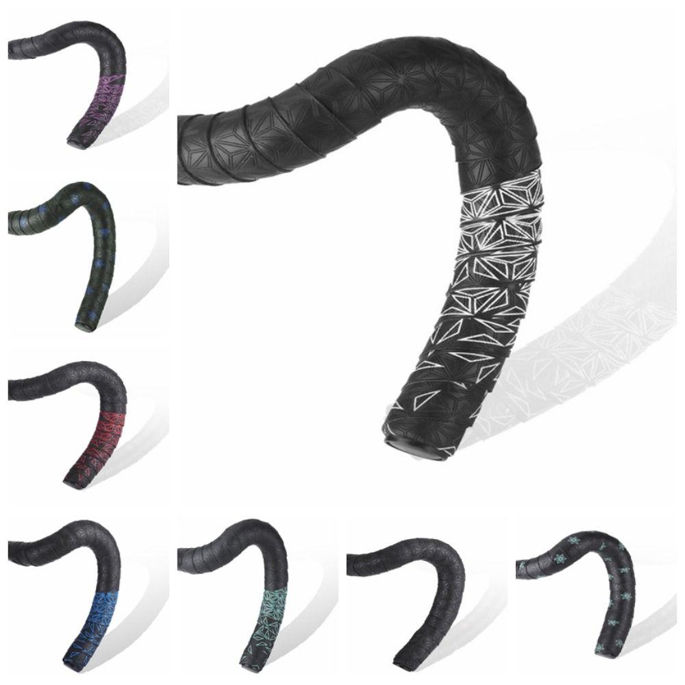 PU Road Bike Wrap Tap Anti-Vibration Bicycle Handlebar Tape Bicycle Bar Tape  for 1 Pair Of Riding