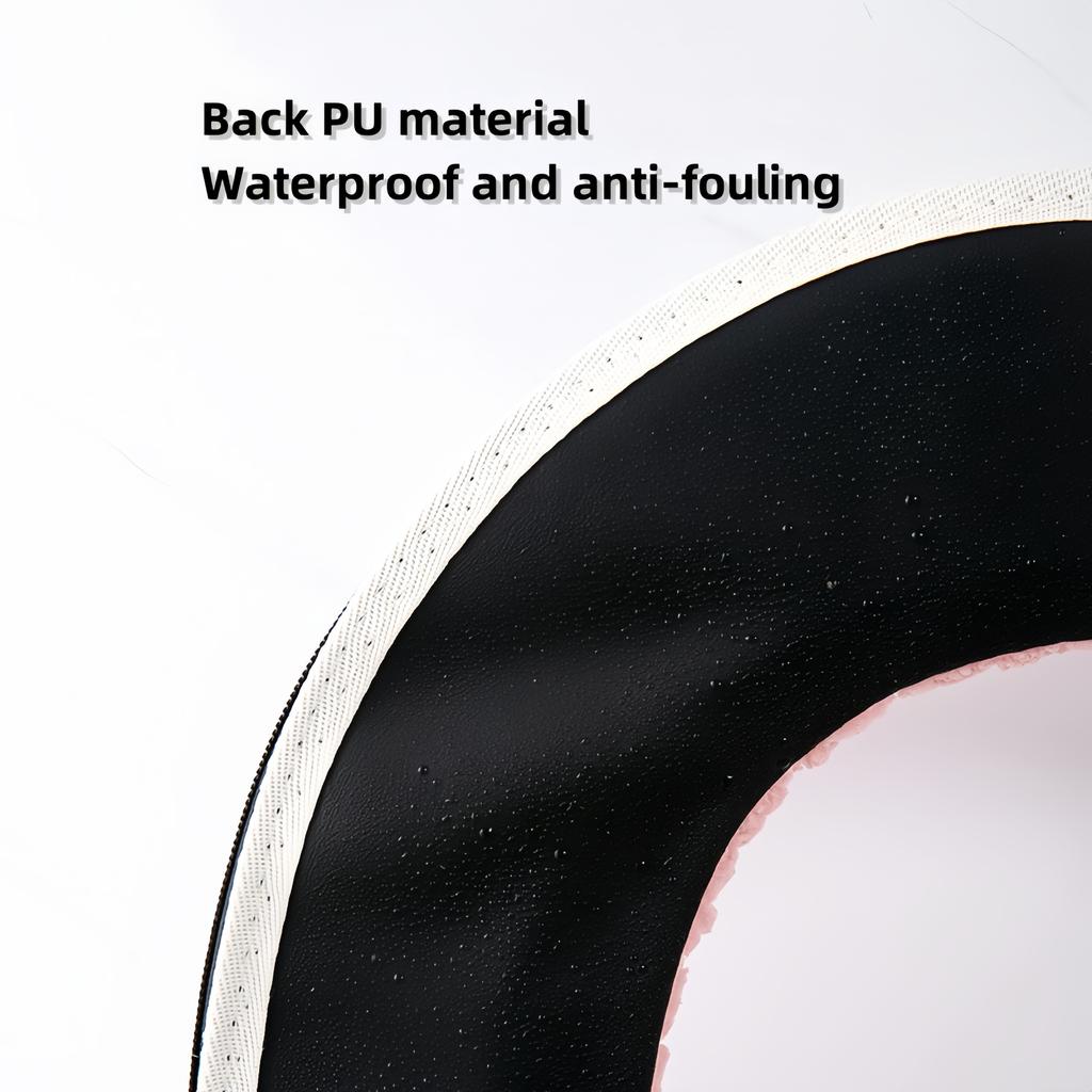 Бытовая подушка на сиденье унитаза на молнии, всесезонная универсальная плюшевая ручка, крышка для унитаза, аксессуары для унитаза для ванной комнаты