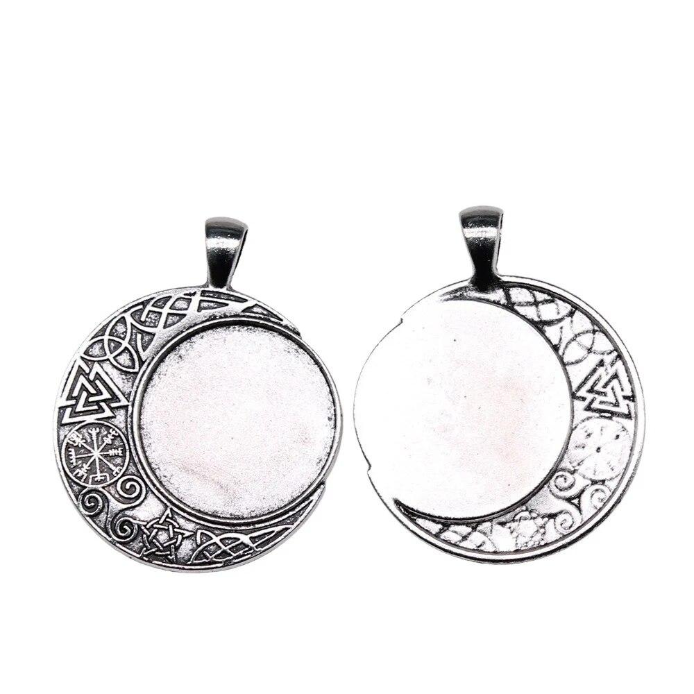 Подходит для круглого стеклянного кабошона 25 мм, поднос для установки, античное серебро, цветные компоненты, украшение ручной работы для изготовления ювелирных изделий