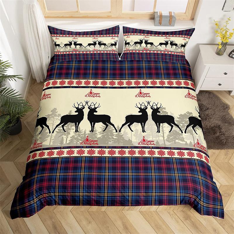 Рождественский пододеяльник одинарный, королевский, комплект постельного белья с Санта-Клаусом, пододеяльник из микрофибры с хвостом русалки, рождественский пододеяльник с гномом