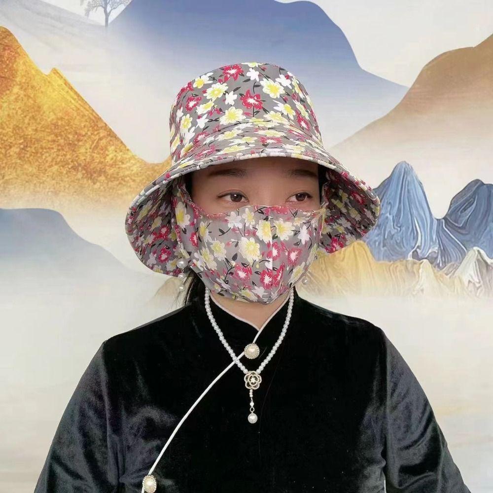 Защитная шея, кепка для сбора чая с защитой от ультрафиолета, шляпа-ведро, шляпа рыбака, шляпа для сельскохозяйственных работ с цветком, унисекс