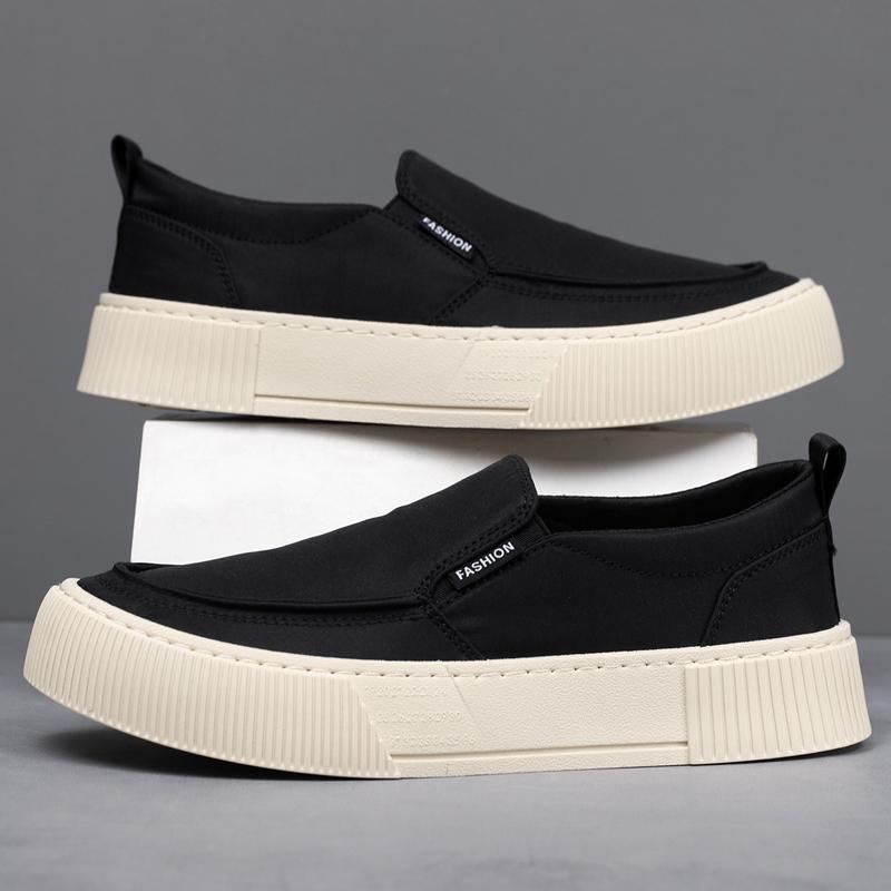 Мужская повседневная обувь Платформа Холщовая обувь Дышащая Обувь слипоны Мужские лоферы Удобная Легкая обувь для ходьбы Размер 48