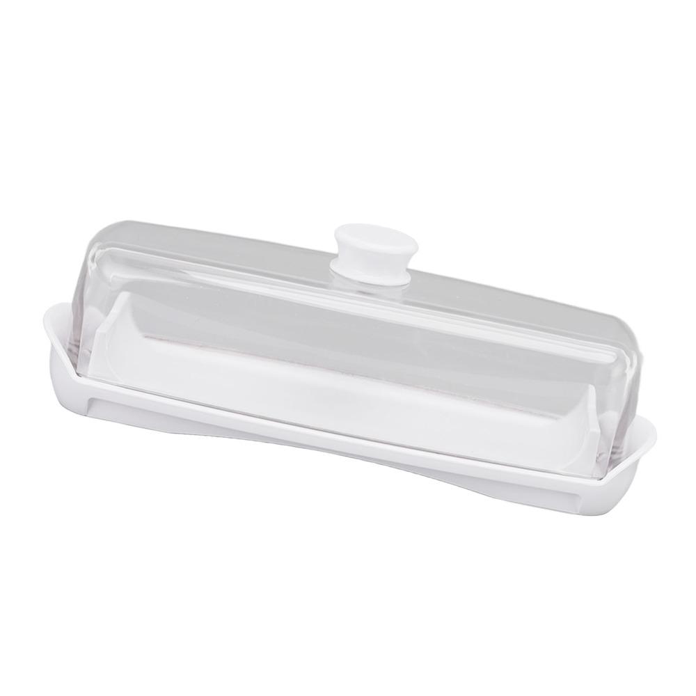 Plastic Butter Storage Box Transparent Cover Cheese Storage Container For Home Kitchen