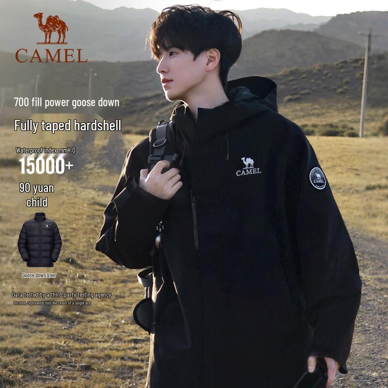 Camel Уличная куртка-ветровка 3-в-1 в стиле Дильрабы