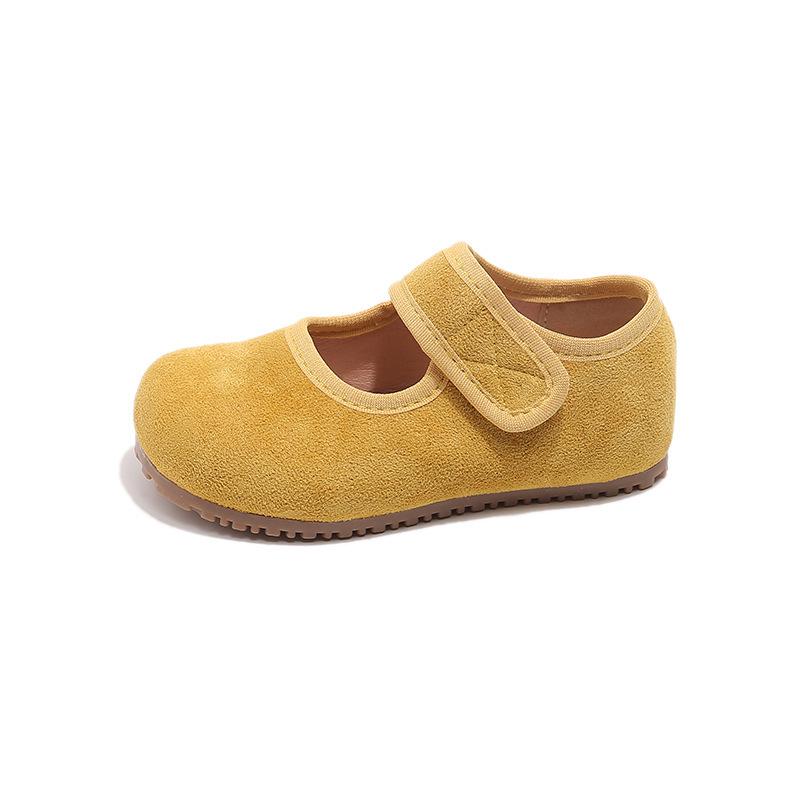 Детские ретро лоферы Birkenstock с флисовой подошвой - Корейские туфли Мэри Джейн Осень/Зима 2025