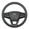 Кожаная накладка на руль автомобиля для Hyundai i20 i30 Elantra KONA N Line 2013 - 2019 2020 2021 2022 2023 2024 2025 Аксессуары
