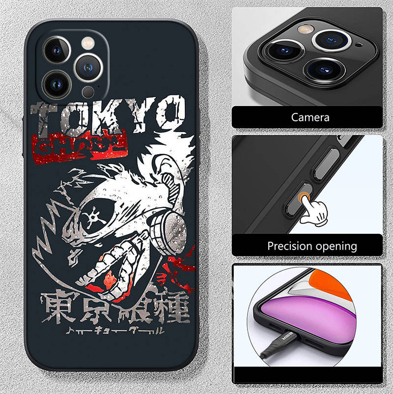 Чехол для телефона Tokyo Ghoul для iPhone 6 6s 7 8 11 12 13 14 15 XS Pro Max XR X SE Samsung S20 S21 S22 S23 S24 FE Ultra S8 S9 S10 Plus Lite S21S S10E