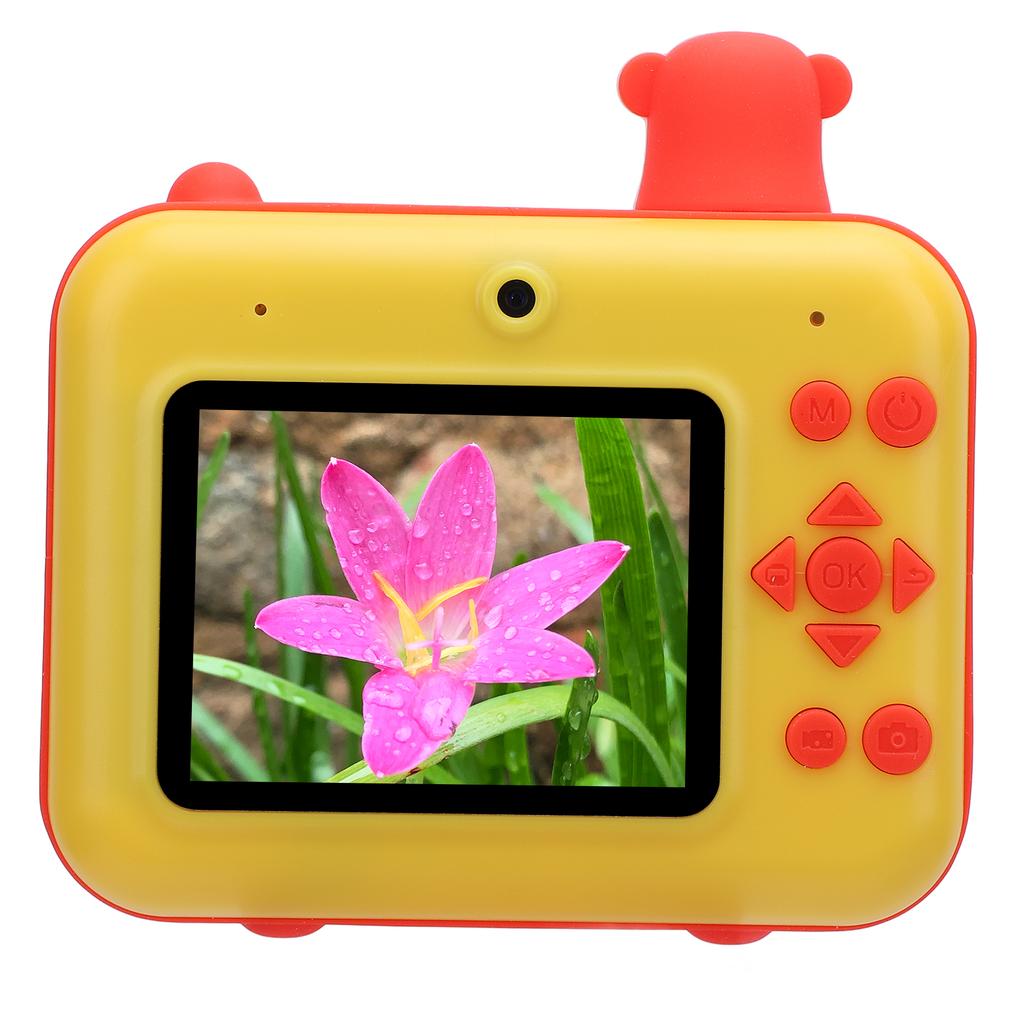 Instant Film Camera 1080P 8MP Front and Rear Shoot Multifunctional Thermal Camera MP3 Player Gift