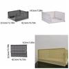 Plastic Clothes Sorting Rack Stackable Storage Baskets Saving Space Wardrobe Storage Box  Kitchen