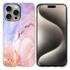 Чехол для iPhone 15 Pro Max с принтом под мрамор, мягкий ТПУ чехол для телефона