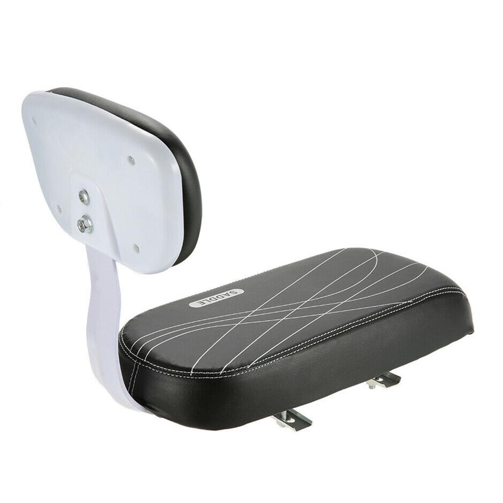 Заднее сиденье для велосипеда, мягкая подушка из искусственной кожи, задняя стойка со спинкой