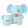 SunLemon Fluffy Elephant Plush Toy, Blue, Small, 13.46 x 6.6 x 13.72 cm, Animal, P-7272