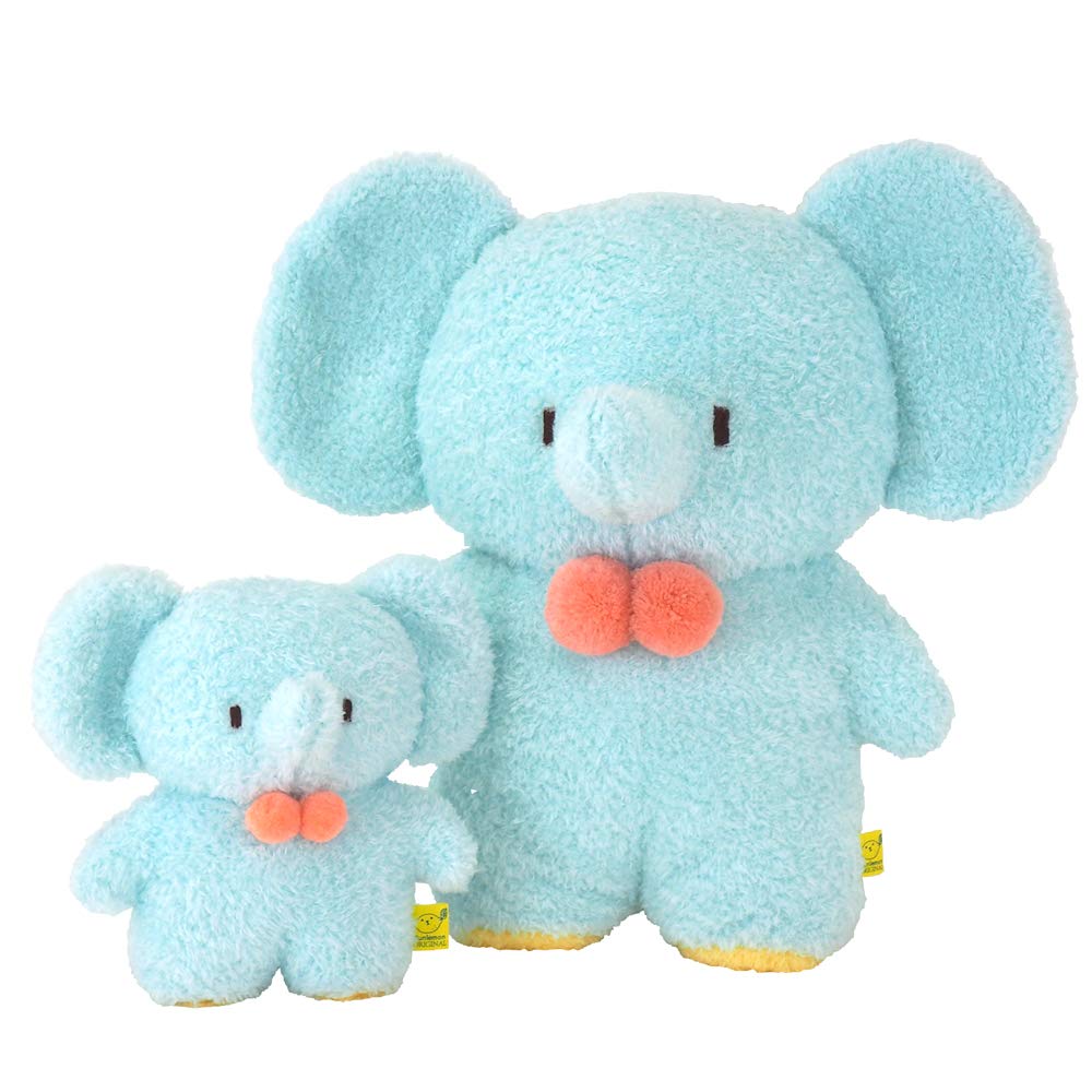 SunLemon Fluffy Elephant Plush Toy, Blue, Small, 13.46 x 6.6 x 13.72 cm, Animal, P-7272