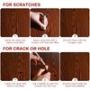 DEWEL Floor Repair 10 Colors for Repairing Screw Holes and Conceals and Includes Spatula Crayons, Furniture, Scratches, Cracks, Nails, More,
