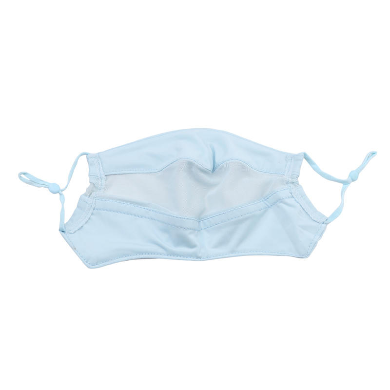 Открытая солнцезащитная маска для женщин и девочек, ледяной шелк, для лица, для бега, спортивная, дышащая, сетчатая, для лица