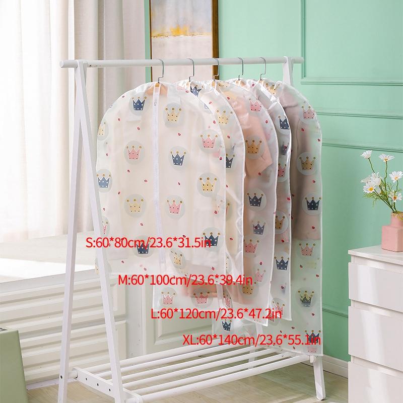 Dustproof Clothing Covers Damp-proof Garment Bags Clothes Dust Cover Suit Dress Protector Dressing Room Hanging Closet Organizer