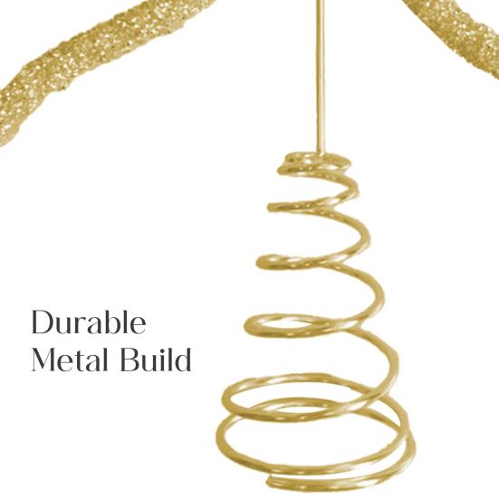 9,8" Бант со стразами Верхушка для елки Золотой/Серебряный Бант со стразами Верхушка для елки Украшение для Рождества Праздника Свадьбы Вечеринки по случаю дня рождения Декор