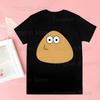 Женская футболка Pou Harajuku Женская футболка с принтом букв Смешная женская футболка Повседневная модная эстетичная футболка
